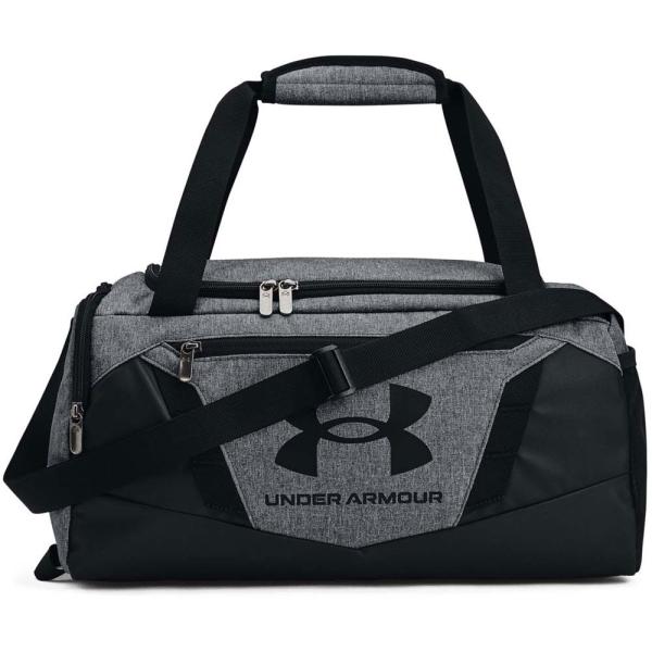 【商品名】UA UNDENIABLE 5.0 DUFFLE BAG XS / UAアンディナイアブル5.0 ダッフルバッグ XSサイズ【カラー】012 / Pitch Gray Medium Heather / Black / Black【...