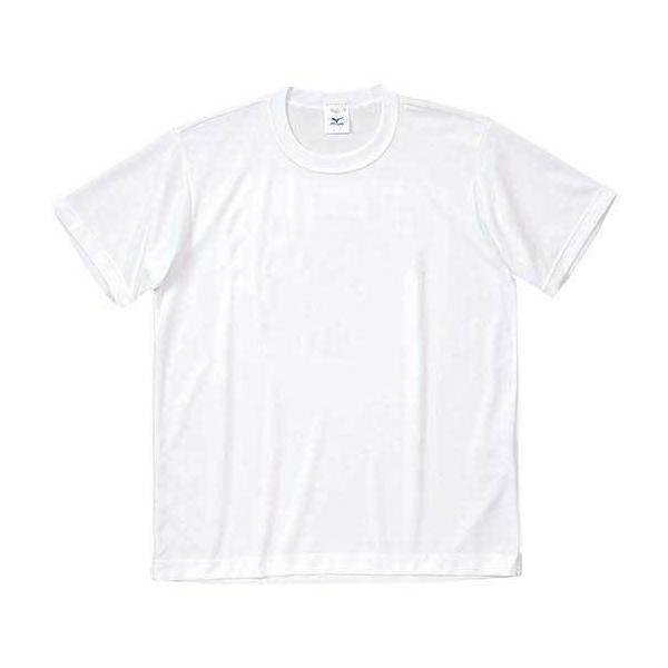 メール便OK MIZUNO(ミズノ) 87WT21001 Tシャツ ホワイト マーク無 メンズ トップス 半袖Tシャツ ドライTシャツ