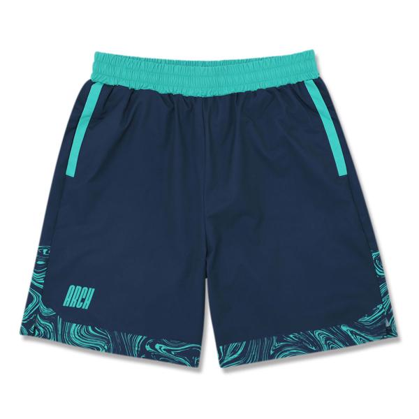 メール便OK Arch(アーチ) B125-101 Arch marble section shorts バスケ