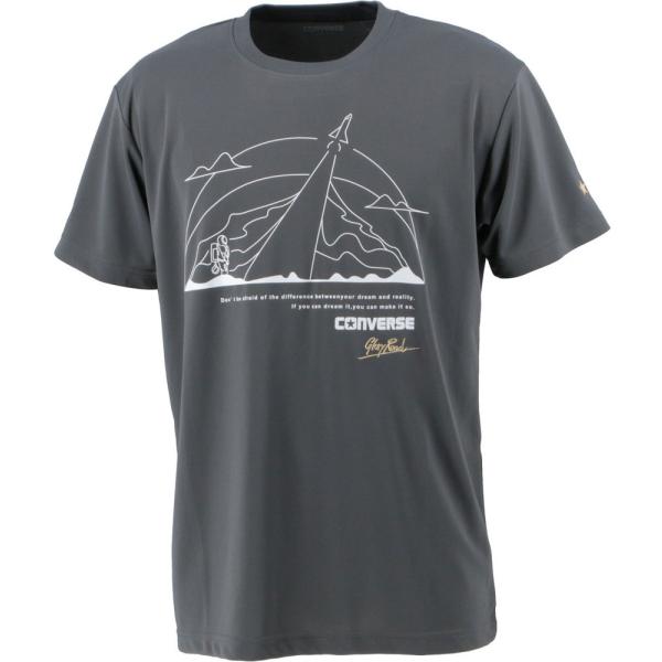 【商品名】ゴールドシリーズプリントTシャツ メンズ レディース ユニセックス バスケットボール バスケ 半袖Tシャツ Tシャツ 半袖シャツ トップス・コンバースバスケット練習ウェア最上級カテゴリー、ゴールドシリーズ。・吸汗速乾性に優れたプラ...