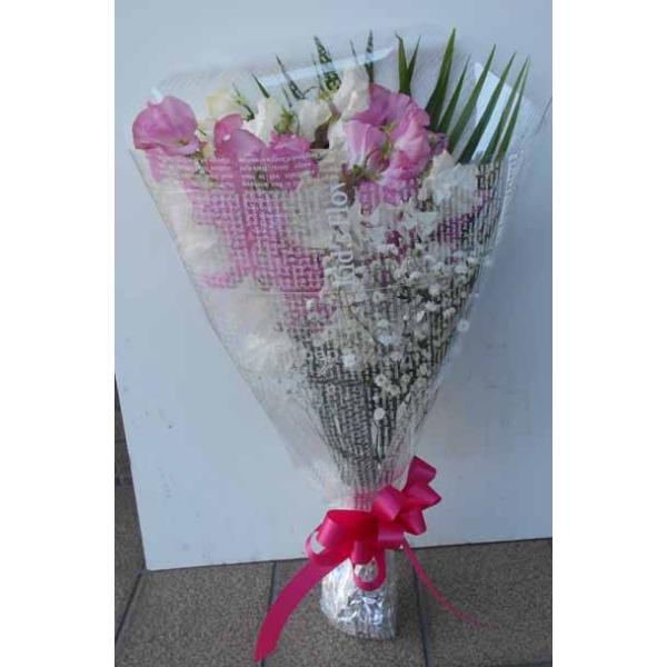 スイートピー30本の花束 プレゼントギフト 誕生日プレゼント