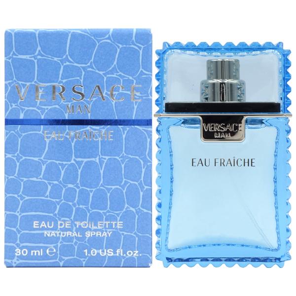 ヴェルサーチ 　ヴェルサーチ　マン　オーフレッシュEDT SP 30mlfor menヴェルサーチマンのボトルデザインを継承し、より爽やかなカラーに。透き通る水のような印象のターコイズブルーが鮮やかです。トップのホワイトレモン・ローズウッド...