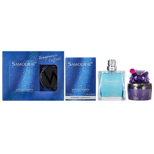 CONSCIENTIOUS 男性用香水 2本セット SAMOURAI サムライ コフレセット 25S (EDT100ml＋ヘアワックス