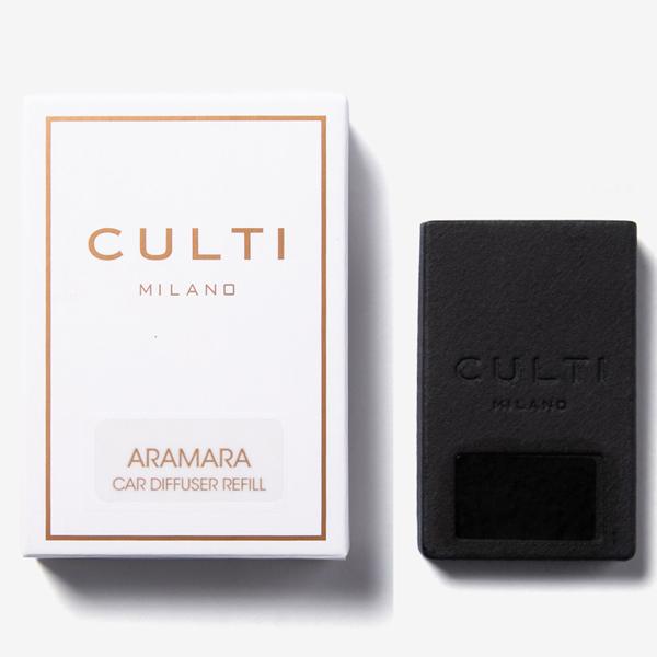 クルティ CULTI レザーブラック ARAMARA アラマーラ カーディフューザー リフィル 並行輸入品