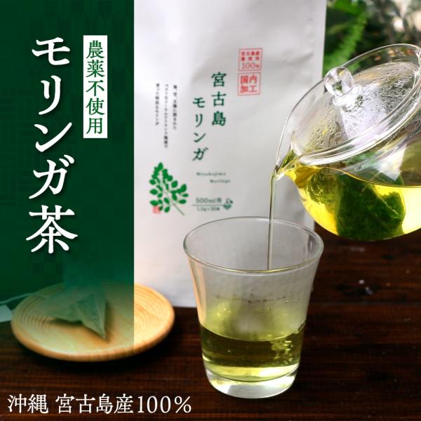 モリンガ茶 モリンガティー 30包 沖縄宮古島産 100% 無農薬 無添加 健康茶 国産 ノンカフェイン スーパーフード サプリメント
