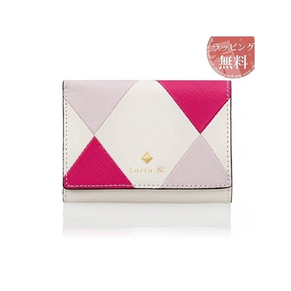 アーガイル調 ピンク Luria 財布 折財布 ヨンドシー 財布 財布 ミニ財布 ピンク 4 L4c Paris Lounge 激安商品短納期 の