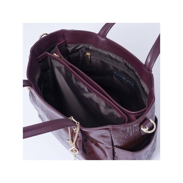 21年ファッション福袋 ピンキー ダイアン ハンドバッグ ソリッド 2wayハンド ボルドー Pinky Amp Dianne 新版