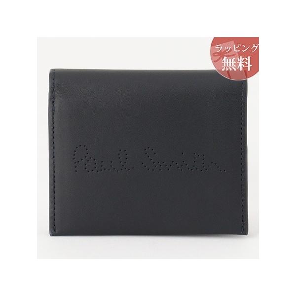 ポールスミス Paris 財布 Paul 折財布 二つ折り レディース レシートストーリー ネイビー Paul Smith 長財布 Ps Paris Lounge