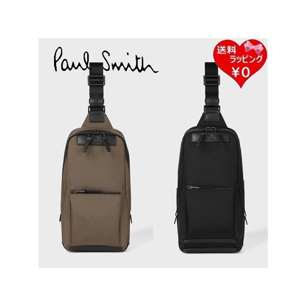 美品 ポールスミス ナイロン×レザー ボディバッグ Paul Smith（ポール・スミス） 【送料無料】【ラッピング無料】ポール