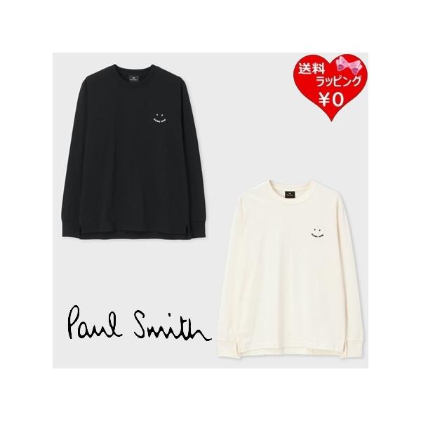ポールスミス Paul Smith Tシャツ ロンT Happy 長袖カットソー 綿100