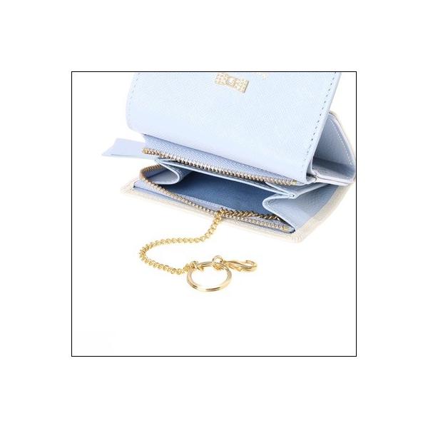 ライトブルー 美人百花コラボ ライトブルー ミニ財布 Sa17dw Paris Samanthathavasapetitchoice ラッピング無料 長財布 Lounge ミニ財布 サマンサタバサ