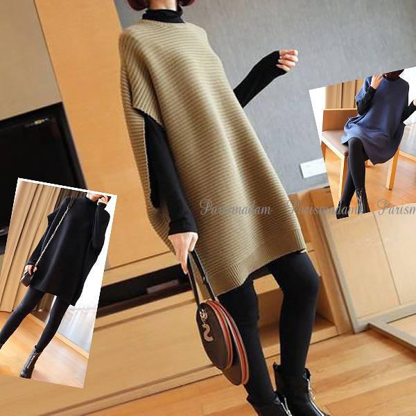 ニットチュニック ワンピース ベスト マント 上品 チュニック 大きいサイズ有り 送料無料 Buyee 日本代购平台 产品购物网站大全 Buyee一站式代购 Bot Online