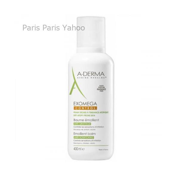 A-DERMA エグゾメガコントロール アンチスクラッチ エモリエントバーム 400mlは、やさしい使い心地でご家族全員でお使いいただける保湿バームです。レアルバオーツ麦苗エキスを含むナチュラルな成分が配合され、肌にうるおいを与え、しっとり...