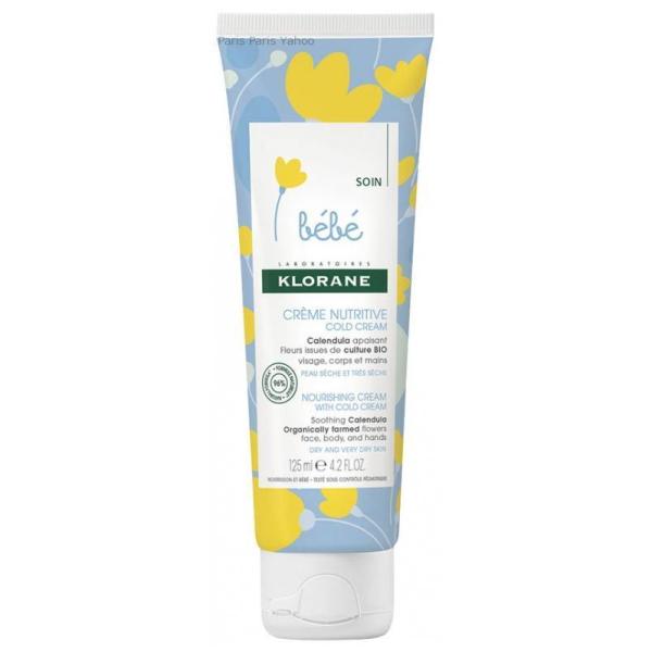 Klorane ベビー コールドクリーム ニュートリティブクリーム 125mlは、赤ちゃんのお肌に必要なうるおいを与えるクリームです。オーガニック栽培のカレンデュラを配合し、自然の力で優しく保湿します。リッチなコールドクリームのテクスチャー...