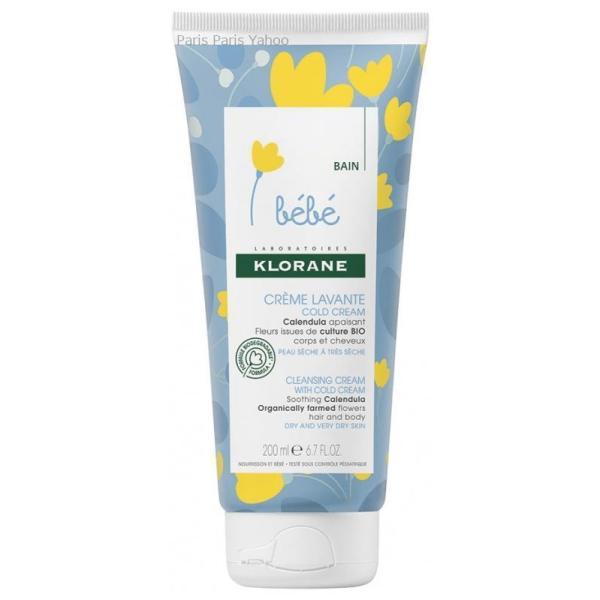 Klorane ベビー コールドクリーム クレンジングクリーム 200mlは、乾燥しがちな赤ちゃんのお肌を優しく洗浄し、うるおいを与えるクレンジングクリームです。オーガニック栽培のカレンデュラを配合し、リッチなコールドクリームテクスチャーが...