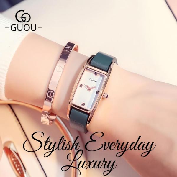 GUOU 腕時計 レディース 女性用 ウォッチ アクセサリー ラッピング無料