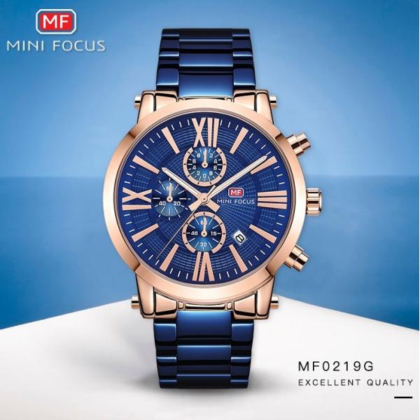 MINIFOCUS ミニフォーカス 腕時計 時計 メンズ 男性用 ストップ
