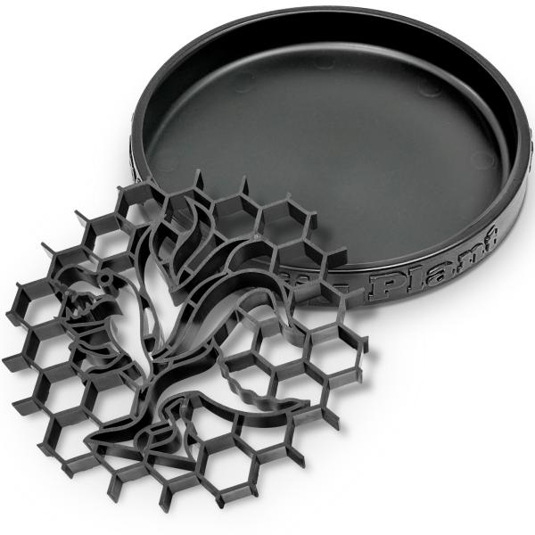 【商品名】怪獣ソーサー No.5【材質】 ポリプロピレン (PP)【スタイル】 No.5【植物/動物商品のタイプ】 サキュレント【サイズ】 15.5x15.5x2.3cm（奥行×幅×高さ）【商品特徴】 (1) 2WAY仕様の鉢皿：メッシュプ...