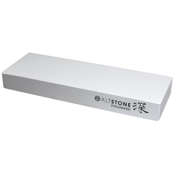 【商品名】ALTSTONE 深(FUKAMI) 300番【サイズ】180×60×18mm【粒度】#300(荒砥)【商品特徴】(1) 国産：日本製のセラミック砥石。 国内工場と協力し、企画から配送まで一元管理することで日本製砥石をリーズナブル...