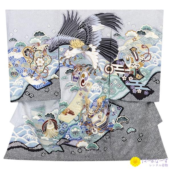 【商品番号】4AL0066【レンタル期間】最大3泊4日（ご利用日の翌日中にご返送手続きをお願いします。）【セット内容】着物、長襦袢、よだれかけ、帽子、お守り【きもの素材】化繊【ブランド】花うさぎ【備考】※レンタル用の商品です。販売用ではあり...