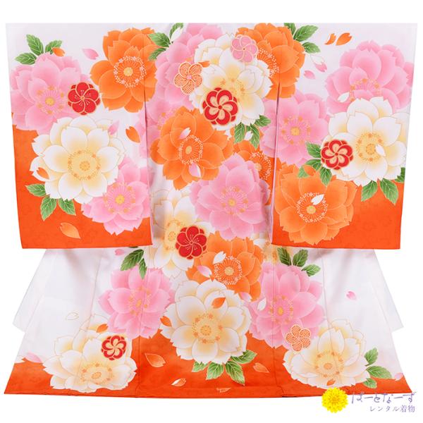 【商品番号】4AM0083【レンタル期間】最大3泊4日（ご利用日の翌日中にご返送手続きをお願いします。）【セット内容】着物、長襦袢、よだれかけ、帽子、お守り【きもの素材】化繊【備考】※レンタル用の商品です。販売用ではありません。※ご予約状況...