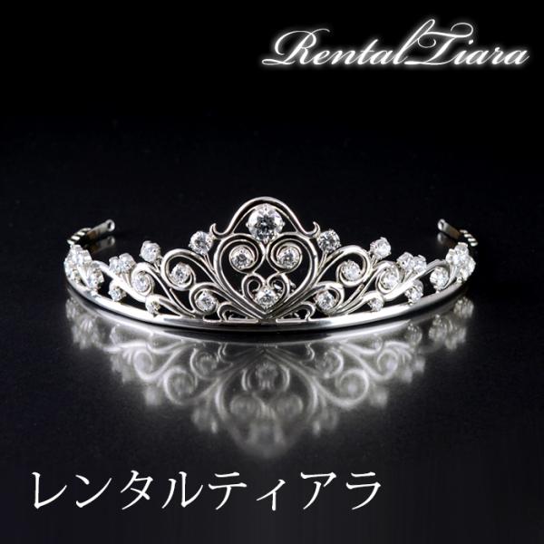 《商品番号》　　4BOT006《レンタル期間》最大3泊4日《セット内容》　ティアラ ×1点《サイズ》　　　高さ 4cm：幅 13.5cm：モチーフ部のみ17.5cm《総重量 》　　 62.5g 《貴金属素材》　銀製（シルバー925 ロジウム...