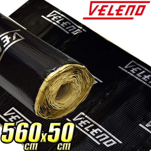 デッドニング デッドニングシート 高機能 制振材 制振 VELENO 車 防音 音質向上 ロードノイズ 低減 560cm×50cm 厚さ 2mm オーディオ