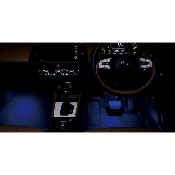 フィット HONDA ホンダ 純正 フットライト ブルーイルミネーション