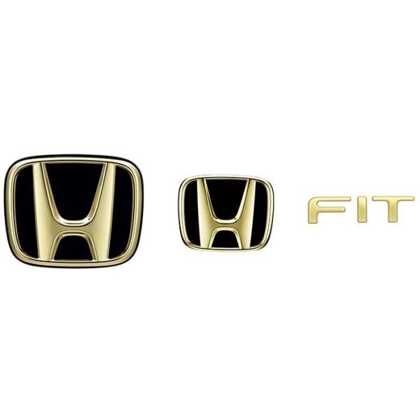 フィット HONDA ホンダ 純正 ゴールドエンブレム FIT フィット