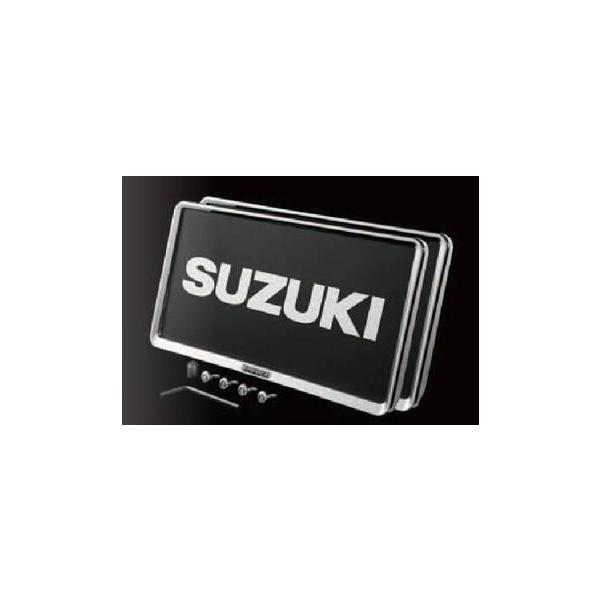 スズキ（SUZUKI） 純正 ナンバープレートリム ナンバープレートロック