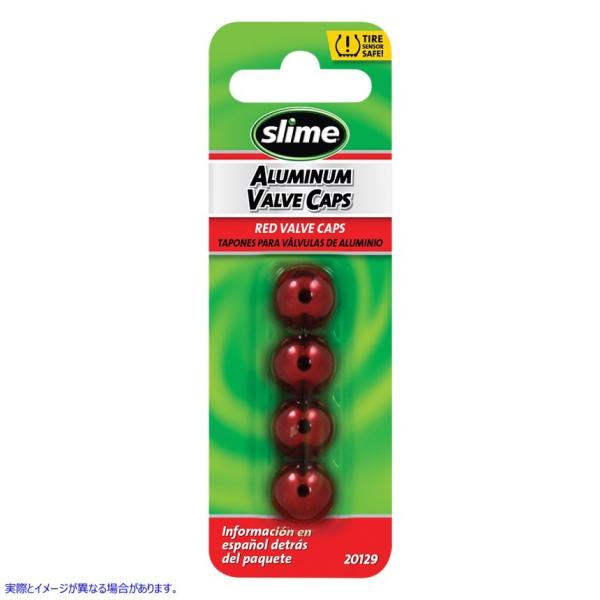 ysAiz ouXeLbv - bh - 4pbN XC SLIME Valve Stem Caps - Red - 4 Pack 20129 #DRAG #03610074