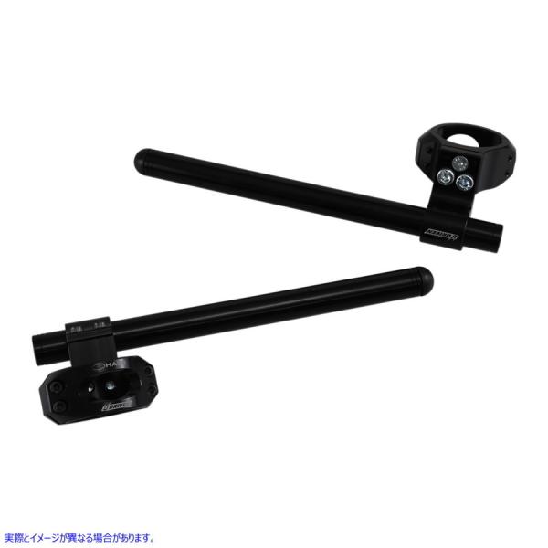 �y���s�A���i�z �h���u�����[�V���O �u���b�N 50 mm Halo ���C�U�[ �N���b�v�I�� �n���h���o�[ DHCLOR50BK 06013967 DRIVEN RACING CLIP ON HALO 50MM #DRAG