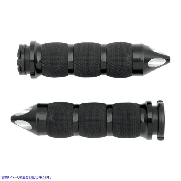 �y���s�A���i�z �u���b�N�X�p�C�N�G�A�N�b�V�����O���b�v �G�C�{���O���b�v AVON GRIPS Black Spike Air Cushio AIR-90-ANO-SPK #DRAG #06301226