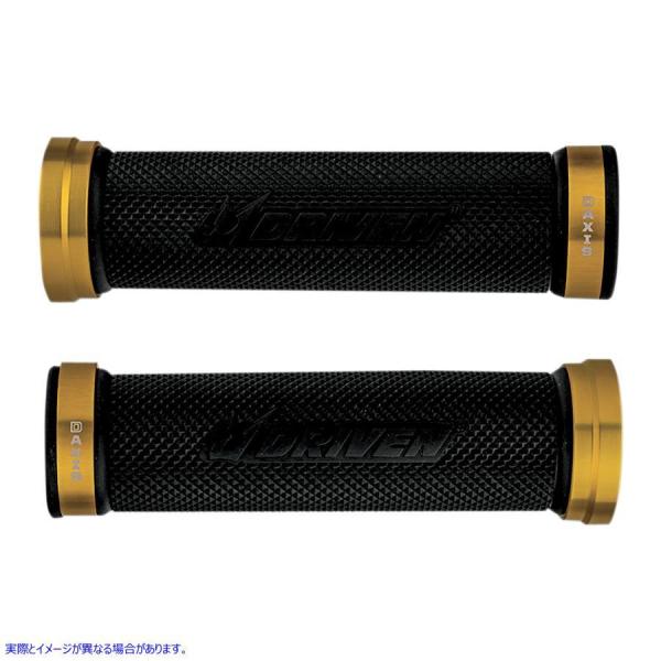 �y���s�A���i�z �h���u�����[�V���O �S�[���h/�u���b�N D���O���b�v DXG-GD 06301305 DRIVEN RACING GRIP D-AXIS GOLD/BLACK #DRAG
