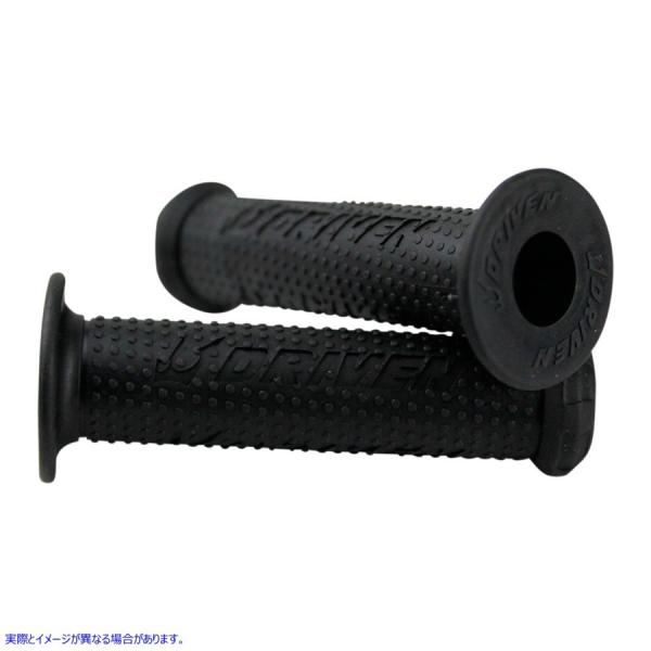 �y���s�A���i�z �h���u�����[�V���O �u���b�N���{���g�O���b�v D333 BK 06302702 DRIVEN RACING GRIPS REVOLT BLACK #DRAG