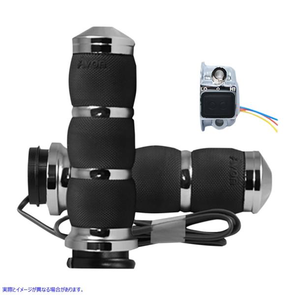 ysAiz TBWpN[MGANbVObv GC{Obv AVON GRIPS Chrome Heated Air Cus AIR-91-FLY-HT #DRAG #06310192