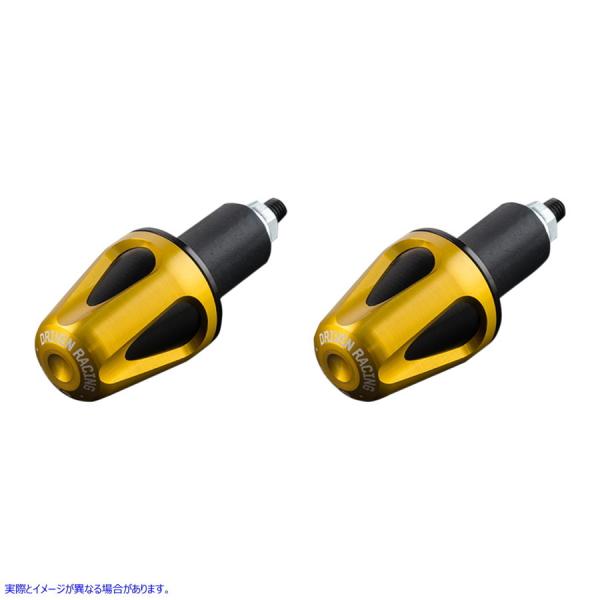 �y���s�A���i�z �h���u�����[�V���O �S�[���h/�u���b�N �o�[�G���h�E�F�C�g DXB-GD 06340355 DRIVEN RACING BAR END WEIGHT GLD/BLK #DRAG