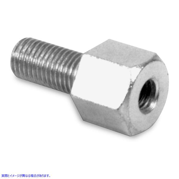 【並行輸入品】 エムゴ ミラーアダプター - 10-8 mm - クローム 20-28111 06410035 EMGO MIRROR ADAPTER 10-8MM CHR #DRAG