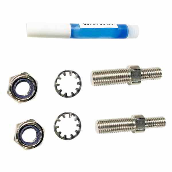 【並行輸入品】 カスタムダイナミクス アダプター - ミラー - クローム - M8 x 1.25/M10 x 1.25 右ネジ CD-MIRADAPT-01 06410256 CUSTOM DY #DRAG