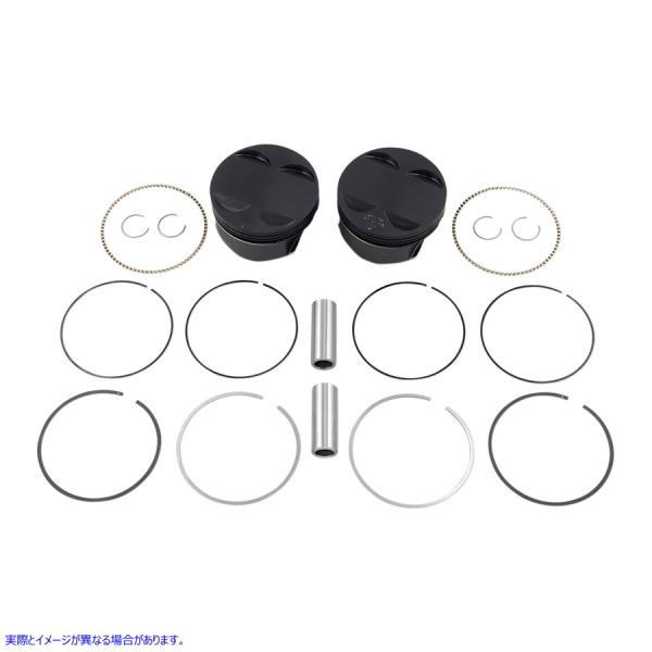 �y���s�A���i�z ���C�Z�R �s�X�g���L�b�g - M8 K2799 09031553 WISECO PISTN KT MILWAUKEE8 117CI #DRAG