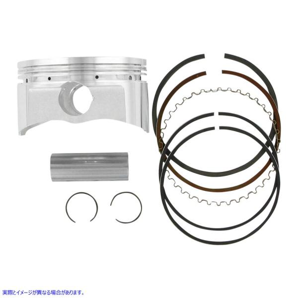 �y���s�A���i�z ���C�Z�R �s�X�g���L�b�g 4562M10241 09100338 WISECO PISTON KIT XR650 2.4MM #DRAG