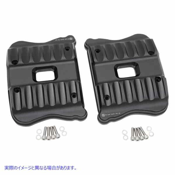 Harley-Davidson ローランドサンズ　ロッカーカバー　グロスブラック グロスブラック ロッカーボックスカバー - Harley Davidson