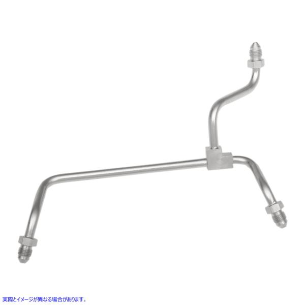 �y���s�A���i�z �t�����g�u���[�L���C���g���C�A�_�v�^�[ �O�b�h���b�W GOODRIDGE Front Brake Line Tri -Adapt SP-128UNP3 #DRAG #17420436