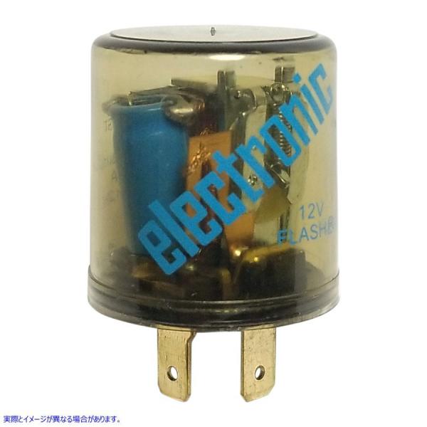 【並行輸入品】 ケーアンドエス・テクノロジーズ フラッシャーリレー 12V - 2ピン 24-0001 20200063 K&S TECHNOLOGIES FLASHER RELAY 12V 2 #DRAG