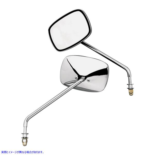 【並行輸入品】 エムゴ ダイキャストミラー - ロングステム 20-21705 2021705 EMGO MIRROR DIE CAST LONG STEM #DRAG