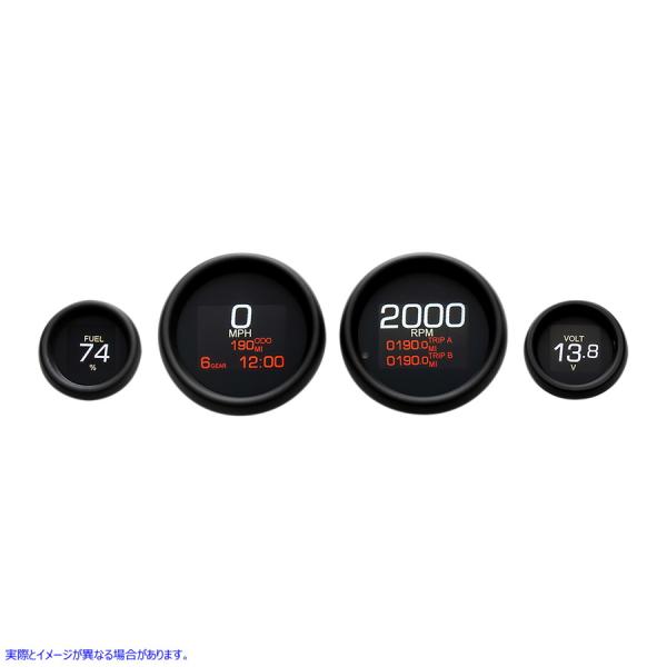 ysAiz MLX 4Q[WvLbg - ubNx[ _R^ fW^ DAKOTA DIGITAL MLX 4-Gauge Instrum MLX-8404-K #DRAG #22120800