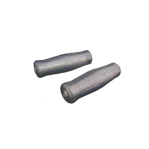 クリアラメ グリップ 1909 スタイル たる型 インチ ハンドル ハーレー用 色焼けあり ショベル エボ ラメ入りクリアグレーラバーの 1909 スタイルのグリップは、あなたのモーターサイクルにクールなレトロ スタイルを与えます。 グリッ...