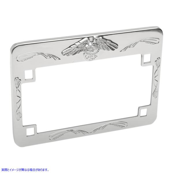 ysAiz C[Oio[v[gt[ - N[ GS EMGO Eagle License Plate Frame - Chrom 86-42630 #DRAG #DS270225