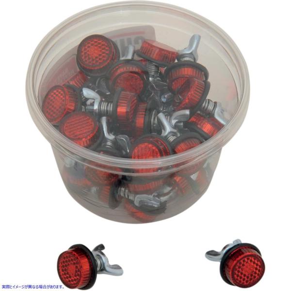  io[v[gtN^[ NX v_Nc CHRIS PRODUCTS LIC PLT REFLECTRS/RD 40PK CH40R #DRAG #DS272081