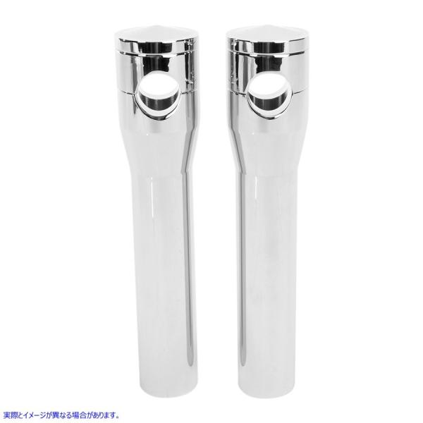 ysAiz N[ 8C` WCU[ ANgjNX ACCUTRONIX Chrome 8 Standard Risers HRS1358-C #DRAG #DS290153